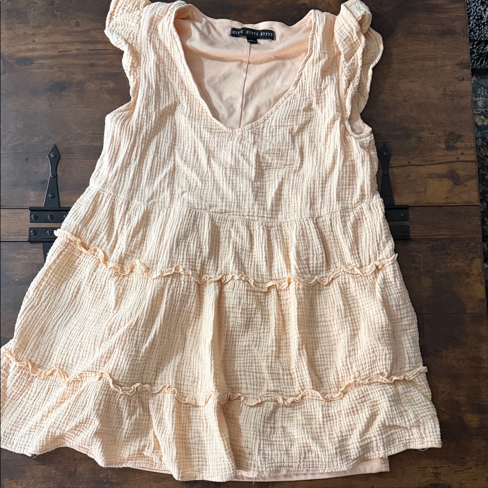 HYFVE Soft Peach Sleeveless Dress